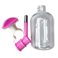 Bình Nước 500ml Gắn Chuồng Cho Thỏ Hamster Làm Từ Nhựa Cao Cấp, Bền Đẹp, An Toàn