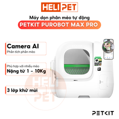 Máy dọn vệ sinh mèo Petkit Purobot Max Pro