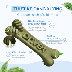 Xương Gặm Cho Chó Dr.Vet Dental Chew - Hỗ Trợ Sạch Răng, Giảm Hôi Miệng