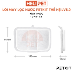 Lõi lọc nước PETKIT Filter RECT dùng cho máy lọc nước Eversweet Max