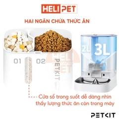 Máy Ăn Tự Động PETKIT  Fresh Element GEMINI 2 ngăn 5L cho chó mèo