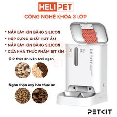 Máy Ăn Tự Động PETKIT  Fresh Element GEMINI 2 ngăn 5L cho chó mèo