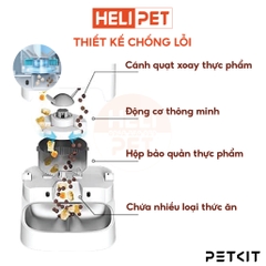 Máy Ăn Tự Động PETKIT  Fresh Element GEMINI 2 ngăn 5L cho chó mèo