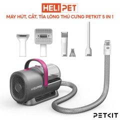 Máy chải hút lông chó mèo PETKIT AIRCLIPPER 5-IN-1 tiện lợi
