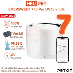 Máy lọc nước PETKIT EverSweet 3 Pro UVC (Solo 7) - Bơm không dây