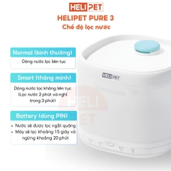 Máy lọc nước HELIPET PURE 3 (P3) - Bơm không dây