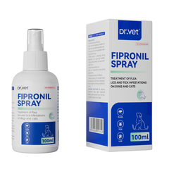 Thuốc xịt FIPRONIL trị ve, rận cho chó mèo Dr.VET