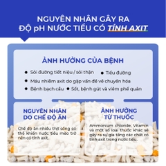 Hạt đo pH nước tiểu mèo