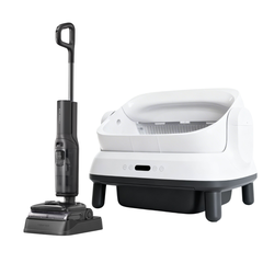 Combo máy dọn vệ sinh Helipet và máy hút bụi lau sàn Roborock