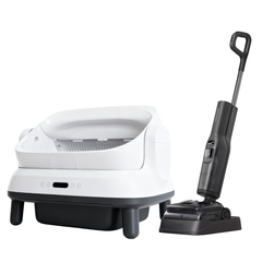 Combo máy dọn vệ sinh Helipet và máy hút bụi lau sàn Roborock
