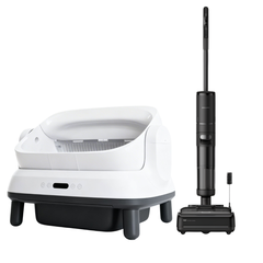 Combo máy dọn vệ sinh Helipet và máy hút bụi lau sàn Dreame