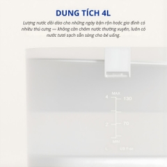 Máy lọc nước CHEERBLE D1 4L - Bơm không dây