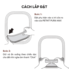 Phụ Kiện Tăng Chiều Cao Lối Vào Của PETKIT PURA MAX