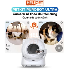 Máy dọn vệ sinh mèo Petkit Purobot Ultra có Camera AI