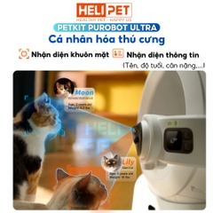 Máy dọn vệ sinh mèo Petkit Purobot Ultra có Camera AI