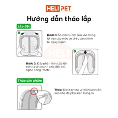 Rèm chống văng cát Petkit 2.0 dành cho máy vệ sinh Petkit