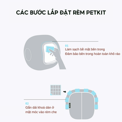 Rèm che cho máy vệ sinh mèo Petkit Pura Max