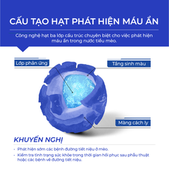 Hạt test máu trong nước tiểu mèo DR.VET