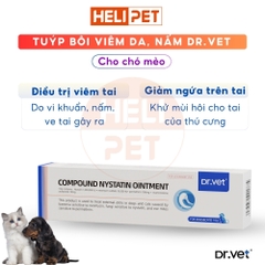 Thuốc mỡ trị viêm tai, nấm tai cho chó mèo DR.VET