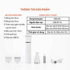 Tông đơ cắt lông chó mèo PETKIT 2in1 PRO