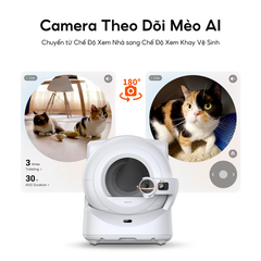 Máy dọn vệ sinh mèo Petkit Purobot Ultra có Camera AI