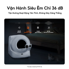 Máy dọn vệ sinh mèo Petkit Purobot Ultra có Camera AI