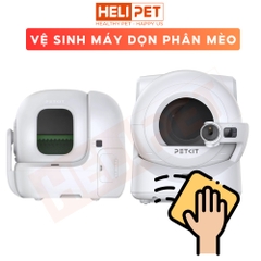 Vệ sinh máy dọn phân mèo