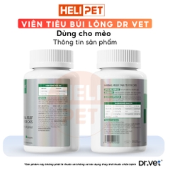 Viên tiêu búi lông cho mèo DR.VET (180 viên)