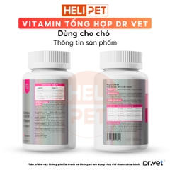 Vitamin tổng hợp cho chó DR.VET chứa Lentinan (200 viên)