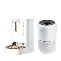 Combo máy ăn Petkit và máy lọc không khí Levoit