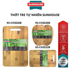 Thớt tre tự nhiên Sunhouse KS-CH2626B/KS-CH3522B/KS-CH3626B