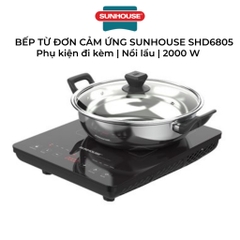 Bếp từ đơn cảm ứng Sunhouse SHD6805