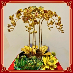 Lan hồ điệp vàng mạ vàng 24k Phú Quý - LVPQ 30