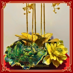 Lan hồ điệp vàng mạ vàng 24k Phú Quý - LVPQ 30