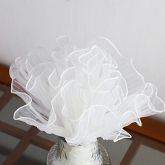 Cuộn vải voan sóng gói hoa, trang trí 28cm x 4m