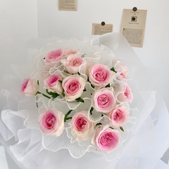 Cuộn vải voan sóng gói hoa, trang trí 28cm x 4m