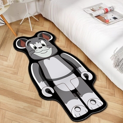 Thảm trải sàn, thảm lót chân, thảm treo tường hình gấu Bearbrick size lớn 120cm