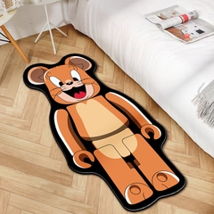 Thảm trải sàn, thảm lót chân, thảm treo tường hình gấu Bearbrick size lớn 120cm