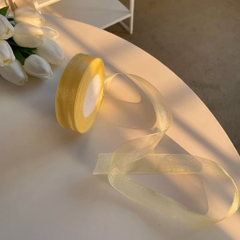 Nguyên cuộn 45m ruy băng lụa xước bản rộng 2cm