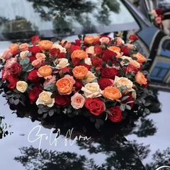 Khay xốp cắm hoa hình trái tim, có nút hít chân không, đã kèm xốp