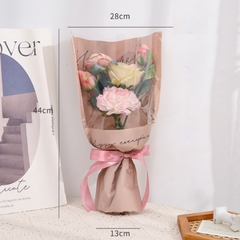 Set 5 túi giấy kiếng in chữ đựng bó hoa làm quà tặng
