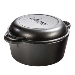 Bộ nồi chảo gang tròn Lodge - 26cm - 4.73L