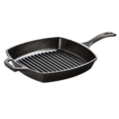 Chảo gang nướng Lodge hình vuông - 26.67cm