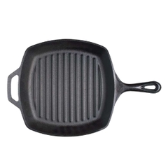 Chảo gang nướng Lodge hình vuông - 26.67cm