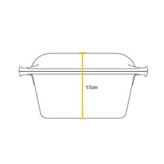 Bộ nồi chảo gang tròn Lodge - 26cm - 4.73L