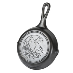Chảo gang Lodge đáy hình sói - 16.5cm