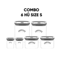 KILNER - COMBO 6 HŨ GỐM THUỶ TINH KILNER SIZE S