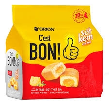 bánh  xốt phô mai chà bông BON!