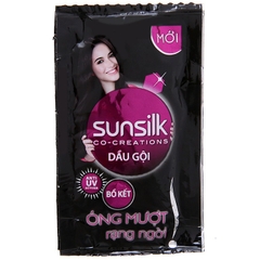 sunsilk dầu gội bồ kết gói màu đen 5.8ml x10　シャンプー