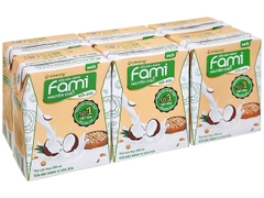 fami sữa dừa 6 hộp　ミルク豆乳